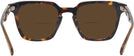 Square Tortoise With Light Brown Millicent Bryce 176 Bifocal Reading Sunglasses View #4