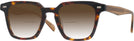 Square Tortoise With Light Brown Millicent Bryce 176 w/ Gradient Bifocal Reading Sunglasses View #1