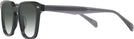 Square Black With Grey Millicent Bryce 176 w/ Gradient Progressive Reading Sunglasses View #3