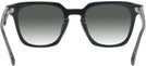 Square Black With Grey Millicent Bryce 176 w/ Gradient Progressive Reading Sunglasses View #4