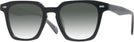 Square Black With Grey Millicent Bryce 176 w/ Gradient Progressive Reading Sunglasses View #1