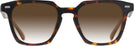 Square Tortoise With Light Brown Millicent Bryce 176 w/ Gradient Progressive Reading Sunglasses View #2