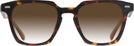 Square Tortoise With Light Brown Millicent Bryce 176 w/ Gradient Progressive Reading Sunglasses View #2