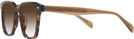 Square Tortoise With Light Brown Millicent Bryce 176 w/ Gradient Progressive Reading Sunglasses View #3