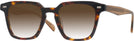 Square Tortoise With Light Brown Millicent Bryce 176 w/ Gradient Progressive Reading Sunglasses View #1
