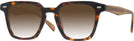 Square Tortoise With Light Brown Millicent Bryce 176 w/ Gradient Progressive Reading Sunglasses View #1