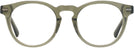 Round Transparent Green Millicent Bryce 177 Progressive No-Lines View #2
