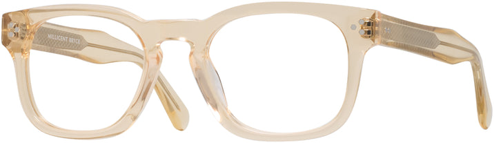 Square Transparent Yellow Millicent Bryce 179 Progressive No-Lines View #1