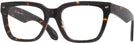 Square Tortoise Millicent Bryce 180 Single Vision Full Frame View #1