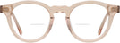Round Transparent Peach Millicent Bryce 181 Bifocal View #2