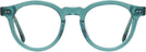 Round Transparent Peacock Green Millicent Bryce 181 Progressive No-Lines View #2