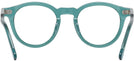 Round Transparent Peacock Green Millicent Bryce 181 Progressive No-Lines View #4