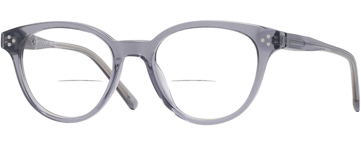 Round Transparent Grey Millicent Bryce 182 Bifocal View #1