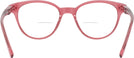 Round Transparent Red Millicent Bryce 182 Bifocal View #4