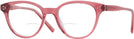 Round Transparent Red Millicent Bryce 182 Bifocal View #1