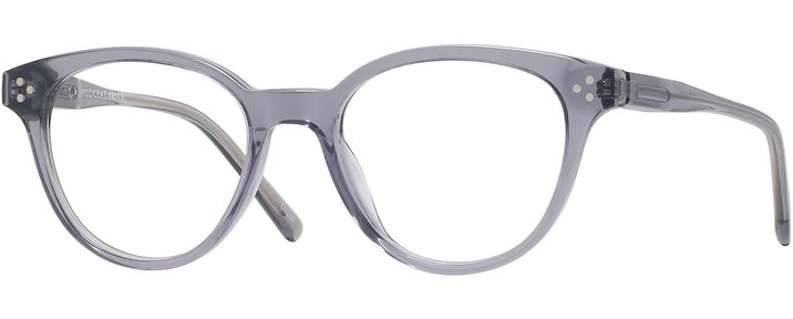 Round Transparent Grey Millicent Bryce 182 Single Vision Full Frame View #1