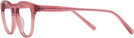 Round Transparent Red Millicent Bryce 182 Progressive No-Lines View #3