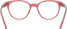 Round Transparent Red Millicent Bryce 182 Progressive No-Lines View #4