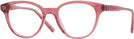 Round Transparent Red Millicent Bryce 182 Progressive No-Lines View #1