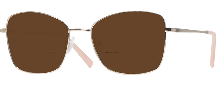Unique Pale Gold/peach Millicent Bryce 184 Bifocal Reading Sunglasses View #1