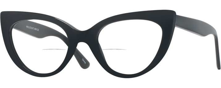 Cat Eye Black Millicent Bryce 187 Bifocal View #1