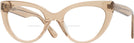 Cat Eye Transparent Brown Millicent Bryce 187 Bifocal View #1