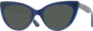 Cat Eye Blue Millicent Bryce 187 Bifocal Reading Sunglasses View #1