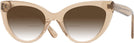 Cat Eye Transparent Brown Millicent Bryce 187 w/ Gradient Bifocal Reading Sunglasses View #1