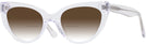Cat Eye Crystal Millicent Bryce 187 w/ Gradient Bifocal Reading Sunglasses View #1