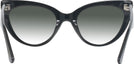 Cat Eye Black Millicent Bryce 187 w/ Gradient Progressive Reading Sunglasses View #4