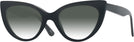 Cat Eye Black Millicent Bryce 187 w/ Gradient Progressive Reading Sunglasses View #1