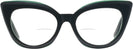 Cat Eye,Oversized Dark Green Millicent Bryce 188 Bifocal View #2