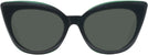 Cat Eye,Oversized Dark Green Millicent Bryce 188 Progressive Reading Sunglasses View #2