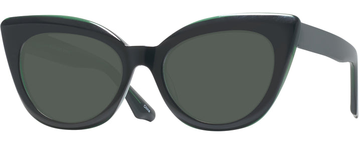 Cat Eye,Oversized Dark Green Millicent Bryce 188 Progressive Reading Sunglasses View #1