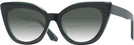 Cat Eye,Oversized Dark Green Millicent Bryce 188 w/ Gradient Bifocal Reading Sunglasses View #1