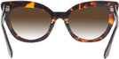 Cat Eye,Oversized Tortoise Millicent Bryce 188 w/ Gradient Progressive No-Line Reading Sunglasses View #4