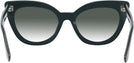 Cat Eye,Oversized Dark Green Millicent Bryce 188 w/ Gradient Progressive No-Line Reading Sunglasses View #4