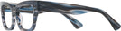 Rectangle Blue/grey Striped Millicent Bryce 189 Single Vision Full Frame View #3