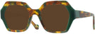 Oversized,Unique Green Tortoise Millicent Bryce 191 Progressive Reading Sunglasses View #1