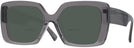 Square,Oversized Transparent Grey Millicent Bryce 192 Bifocal Reading Sunglasses View #1