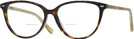 Round Tortoise Millicent Bryce 198 w/ Clip Bifocal View #1