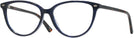 Round Shimmer Dark Blue/tortoise Millicent Bryce 198 w/ Clip Computer Style Progressive View #1