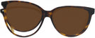 Round Tortoise Millicent Bryce 198 w/ Clip Progressive No-Lines View #2