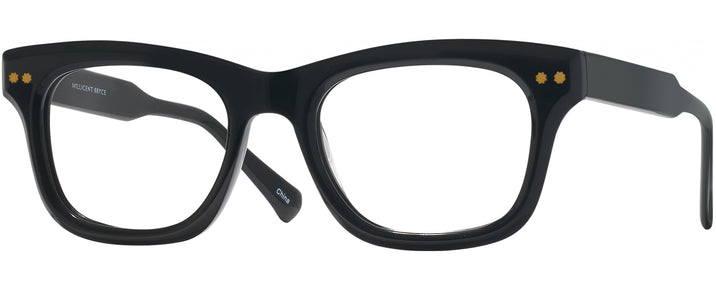 Square Black Millicent Bryce 199 w/ Clip Single Vision Full Frame View #1