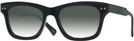 Square Black Millicent Bryce 199 w/ Clip w/ Gradient Progressive Reading Sunglasses View #1