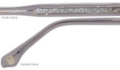 Round Grey Beethoven Progressive Reading Sunglasses View #4