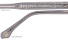 Round Grey Beethoven Bifocal Reading Sunglasses View #2