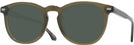 Round Green Beethoven Progressive Reading Sunglasses View #1