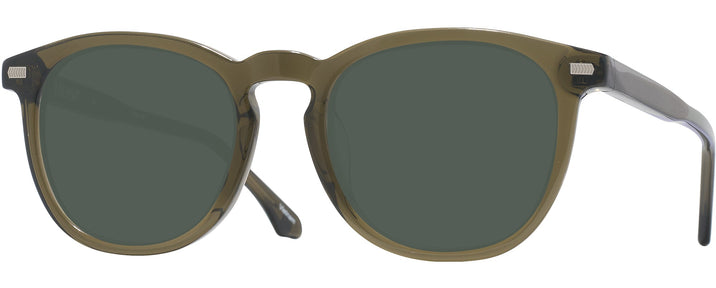 Round Green Beethoven Progressive Reading Sunglasses View #1