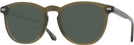 Round Green Beethoven Bifocal Reading Sunglasses View #1